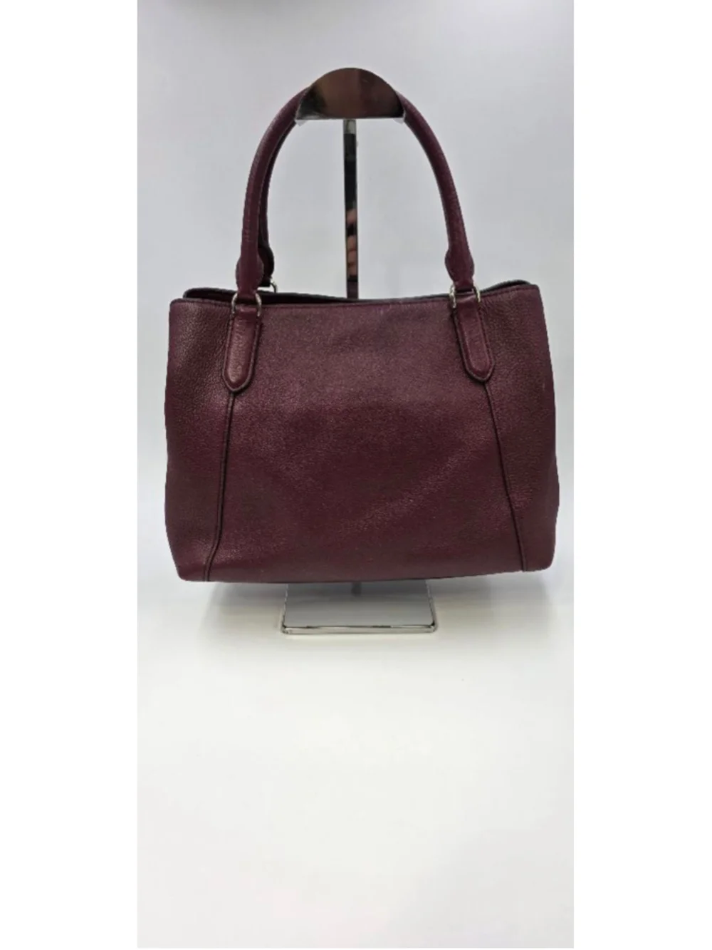 Kate Spade Jackson Deep Cherrywood Satchel Purse with matching Wallet